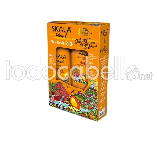 Skala Pack Champú y Acondicionador Mango y Nuez de Brasil 325ml