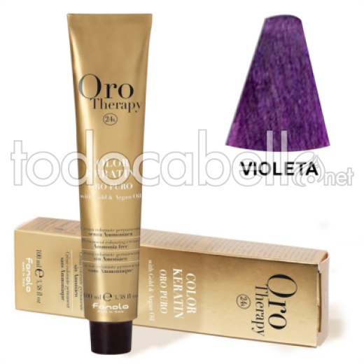 Fanola Tinte Oro Therapy "Sans ammoniaque" Violet 100ml