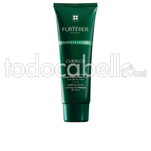 Rene Furterer Curbicia Oily Scalp Purifying Clay Shampoo 250 Ml