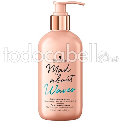 Schwarzkopf Mad À propos de Waves Sulfate-Free Shampoo 300 ml