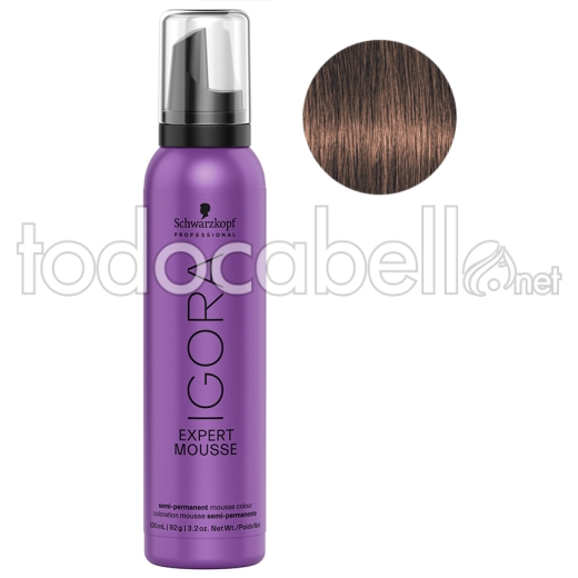 Schwarzkopf Igora Expert Mousse 100ml 05,05 Chatain Dorado.