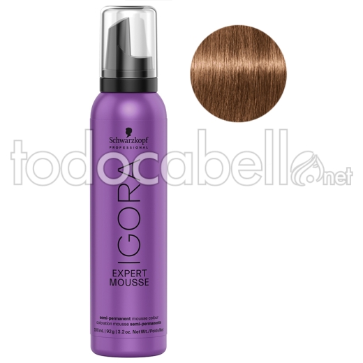 Schwarzkopf Igora Expert Mousse au chocolat Blond Mi-Dorado 7-65 100 ml.