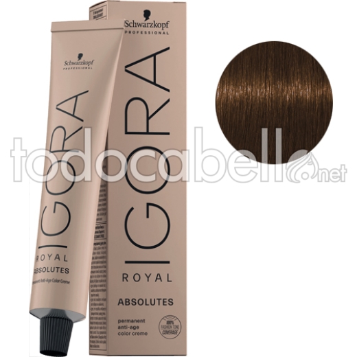 Schwarzkopf Tint Igora Royal ABSOLUTES 7-460 Blond Moyen Beige Chocolat Naturel 60ml