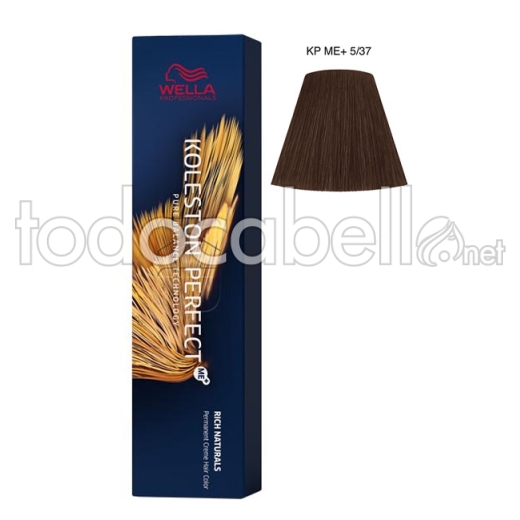 Wella Koleston Perfect ME+ Rich Naturals 5/37 Châtaigne marron clair 60ml