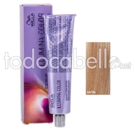 Wella Tinte ILLUMINA COLOR Rubio Super Claro Dorado Violeta