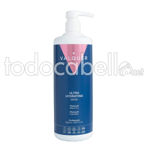 Masque capillaire glacial ultra-hydratant Valquer. Cheveux secs 975ml