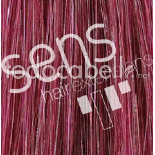 Kératine extensions plates couleur violette 55cm.  25uds de paquet