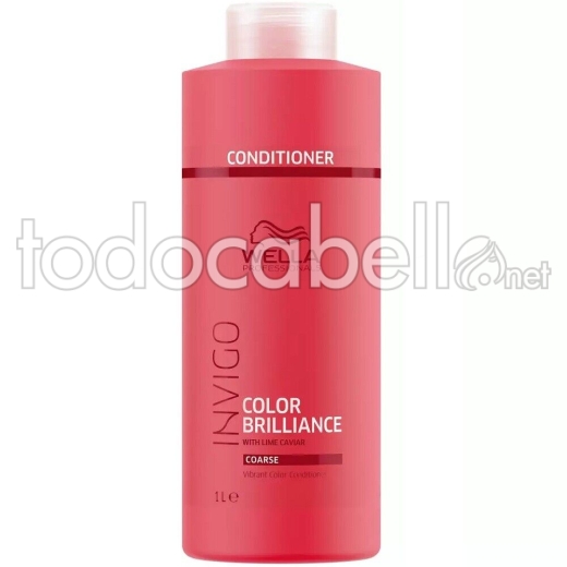 Wella Professionals Invigo Color Brilliance Conditioner Coarse Hair 1000 Ml