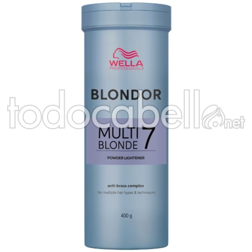 Blonde multi Wella Blondor 7 poudre 400g blanchissement.