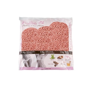 SACHET 1KG. PERLES CIRE ROSE