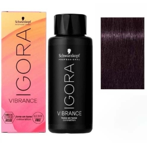 Schwarzkopf Demi-Permanent Dye Igora Vibrance 3-19  noir cendre violet 60ml