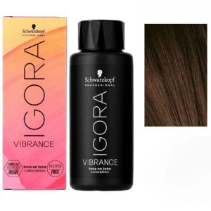 Schwarzkopf Demi-Permanent Dye Igora Vibrance 4-6  brun moyen beige 60ml