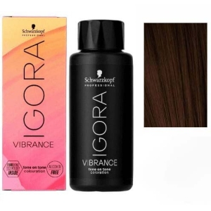 Schwarzkopf Demi-Permanent Dye Igora Vibrance 4-68  brun moyen beige 60ml