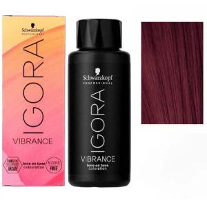 Schwarzkopf Demi-Permanent Dye Igora Vibrance 4-99  brun moyen, violet intense 60ml