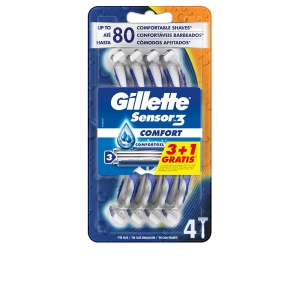 Gillette Sensor3 Comfort Cuchilla Afeitar Desechable 4 U