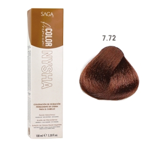 Saga Nysha Color Premium  Color 7.72 100 Ml