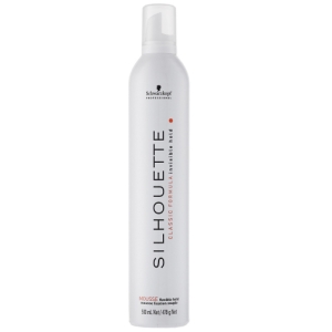 Schwarzkopf Silhouette Mousse pure.  Mousse souple de fixation 500ml.