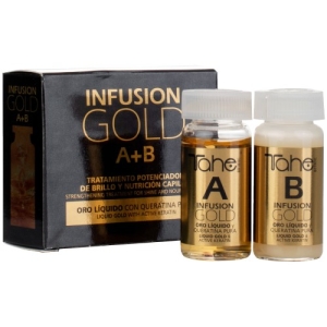 Tahe A + B Infusion d'or Gloss Enhancer traitement 2x10 ml.