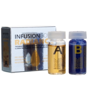 Tahe Infusion d'or Radiance.  le traitement des cheveux blonds avec des mèches 2x10 ml