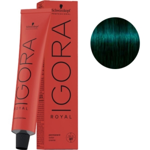 Tint Schwarzkopf Igora Royal 0-33 Green Mix + Oxigenada Kosswell