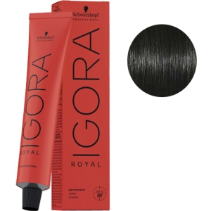 Tint Schwarzkopf Igora Royal 1-0 Noir + Oxigenada Kosswell