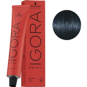 Tint Schwarzkopf Igora 1-1 Royal Black Bleu + Oxigenada Kosswell