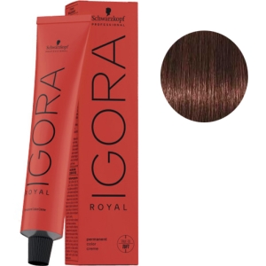 Tint Schwarzkopf Igora Royal 4-68 Marron Mi-longs Marron Rouge + Oxigenada Kosswell