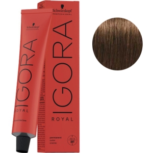 Tint Schwarzkopf Igora Royal 5-4 Light Brown Beige + Oxigenada Kosswell