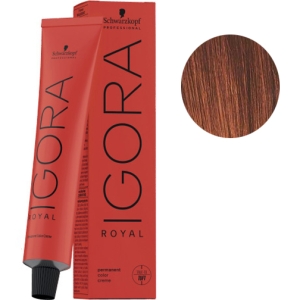 Tint Schwarzkopf Igora Royal 5-7 Chatain Cobrizo + Oxigenada Kosswell