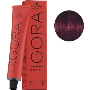 Tint Schwarzkopf Igora Royal 5-99 Chatain Violet Intense + Oxigenada Kosswell