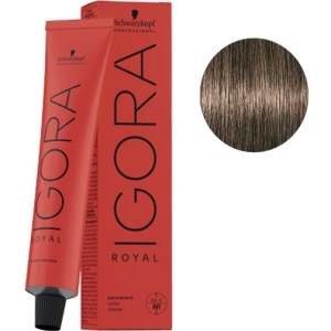 Tint Schwarzkopf Igora Royal 6-1 Blond foncé Cendre + Oxigenada  Kosswell