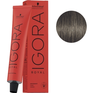 Schwarzkopf Tinte Igora Royal Cool 6-31 Rubio Oscuro Mate Ceniza 60g + Oxigenada en promoción