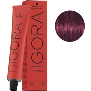 Tint Schwarzkopf Igora Royal 6-99 + extra Blond foncé Violet Oxigenada  Kosswell