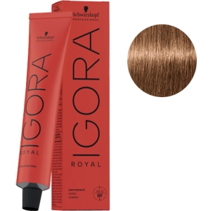 Tint Schwarzkopf Igora Royal 7-65 Medium Blonde Brown Gold + Oxigenada Kosswell