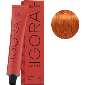 Tint Schwarzkopf Igora Royal 8-77 Lumière Intense Blonde + Peroxyde Cobrizo Kosswell