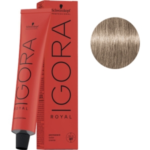 Tint Schwarzkopf Igora Royal 9-1 Very Light Ash Blonde + Oxigenada Kosswell