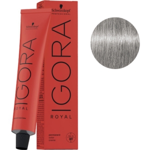 Tint Schwarzkopf Igora Royal 9,5 à 22 Light Blue + Oxigenada Kosswell