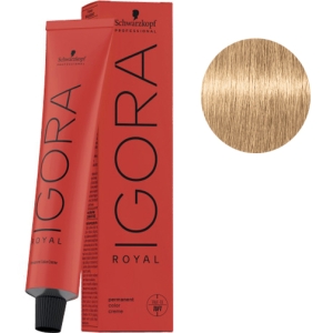 Tint Schwarzkopf Igora Royal Beige 9,5 à 4 + Oxigenada Kosswell