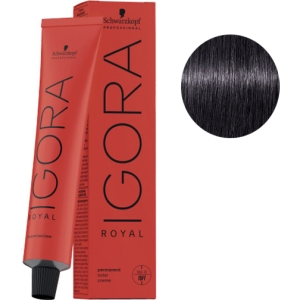 Tint Schwarzkopf Igora Royal E-1 Extrait supplémentaire Ash + Oxigenada Kosswell