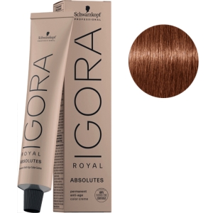 Tint Schwarzkopf Igora Royal Absolutes AGE MELANGE 7-560 Blond moyen doré Chocolat 60ml